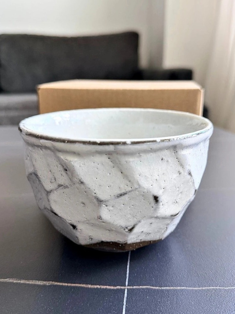 Japanese handmade ceramic bowl. NEW.